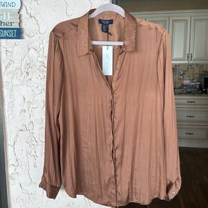 Rachel Zoe ladies blouse 👚 long sleeve New 🆕